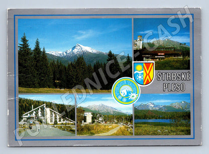 Pohlednice Štrbské Pleso koláž známka (M7199)