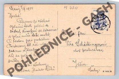 Pohlednice Divoká Orlice zemská brána 1955 (M720)