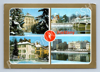 Pohlednice Piešťany historická zimní (M7205)