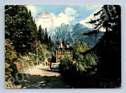 Pohlednice Tatry historická razítko známka (M7207)