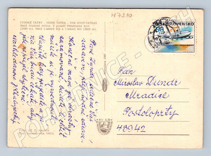 Pohlednice Tatry Malá Studená dolina stará (M7210)