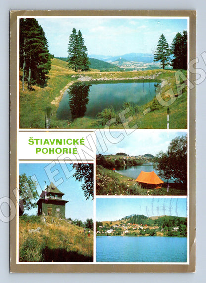 Pohlednice Štiavnické pohoří krajina (M7218)