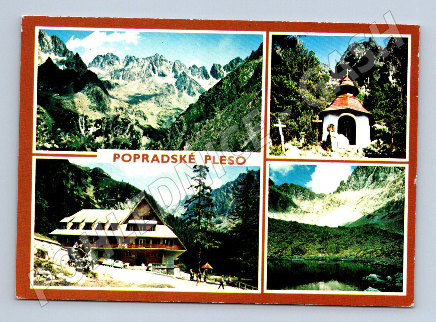 Pohlednice Popradské pleso vícesnímek (M7222)