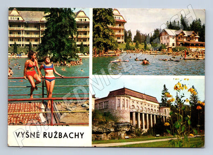 Pohlednice Vyšné Ružbachy lázně (M7225)