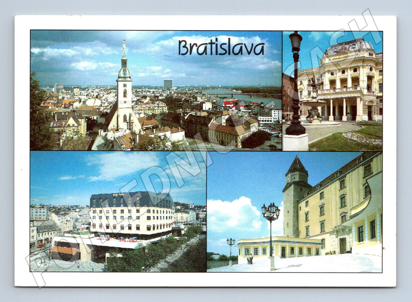 Pohlednice Bratislava památky výběr (M7229)