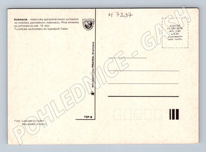 Pohlednice Kežmarok historická památková rezervace (M7237)