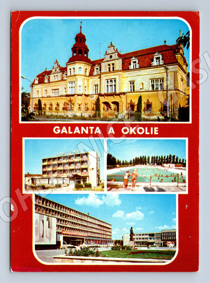 Pohlednice Galanta a okolí více motivů známka (M7251)