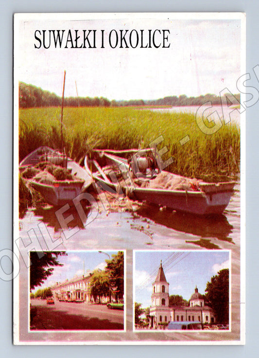 Pohlednice Suwałki a okolí Polsko (M7264)