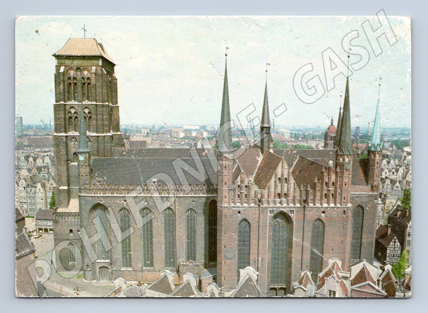 Pohlednice Gdaňsk kostel Panny Marie (M7266)