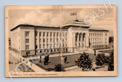 Pohlednice Krakov správa guvernéra 1940 WWII (M7273)