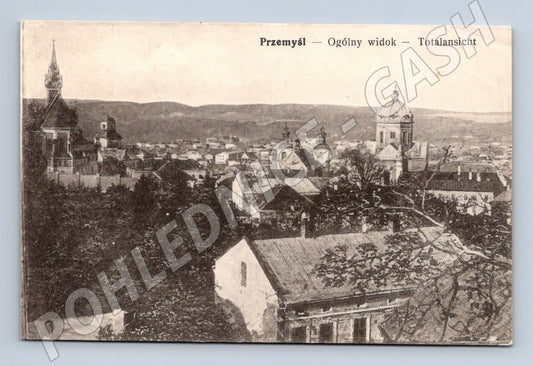 Pohlednice Přemyšl celkový pohled stará (M7280)