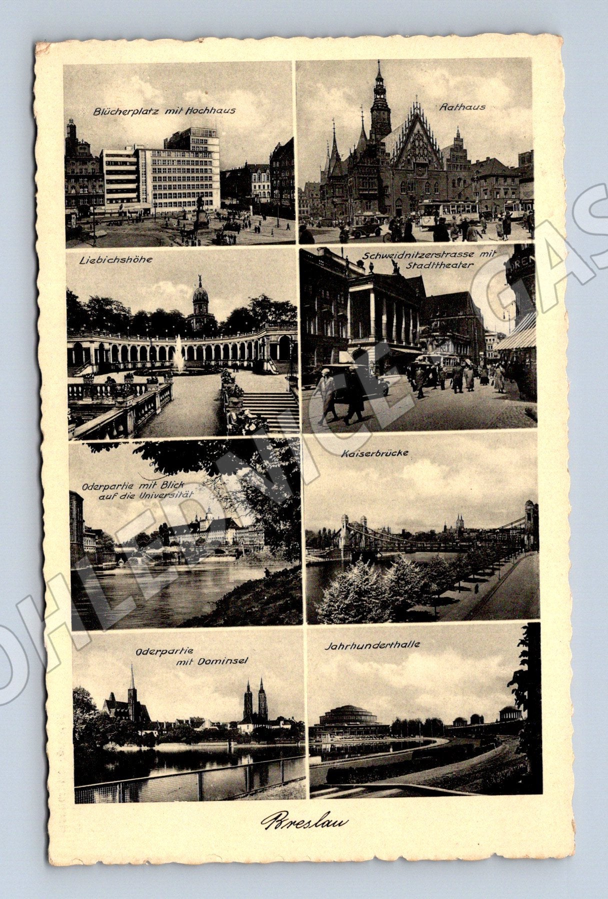Pohlednice Breslau Wroclaw Deutsche Reich (M7281)