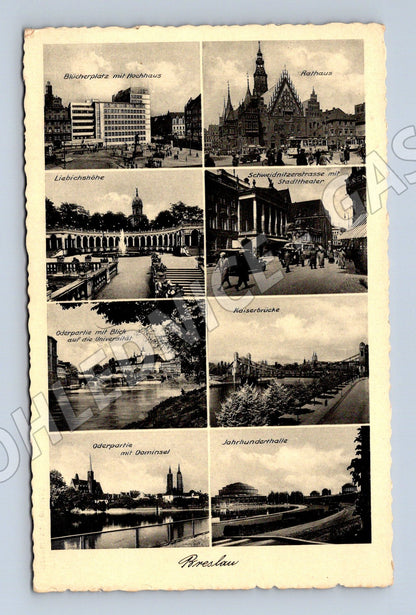 Pohlednice Breslau Wroclaw Deutsche Reich (M7281)