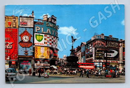 Pohlednice Londýn Piccadilly Circus popsaná (M7284)