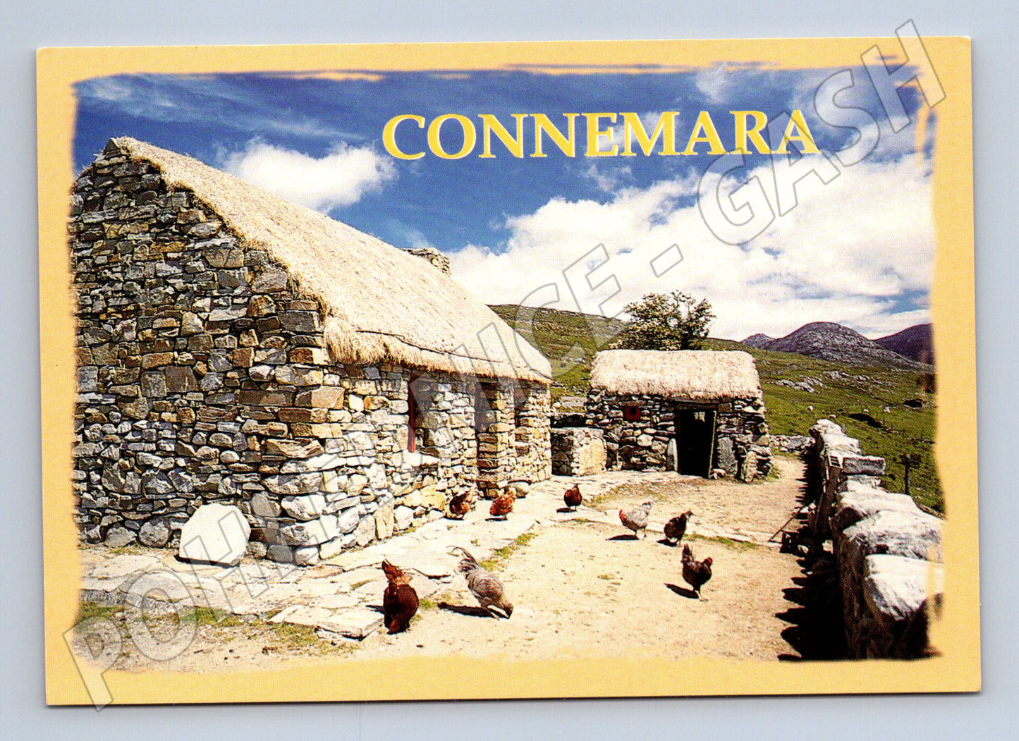 Pohlednice Connemara kamenné domky (M7288)