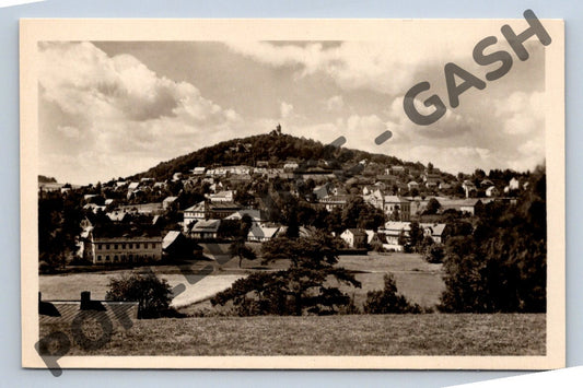 Pohlednice Varnsdorf s hradem ČSR (M729)