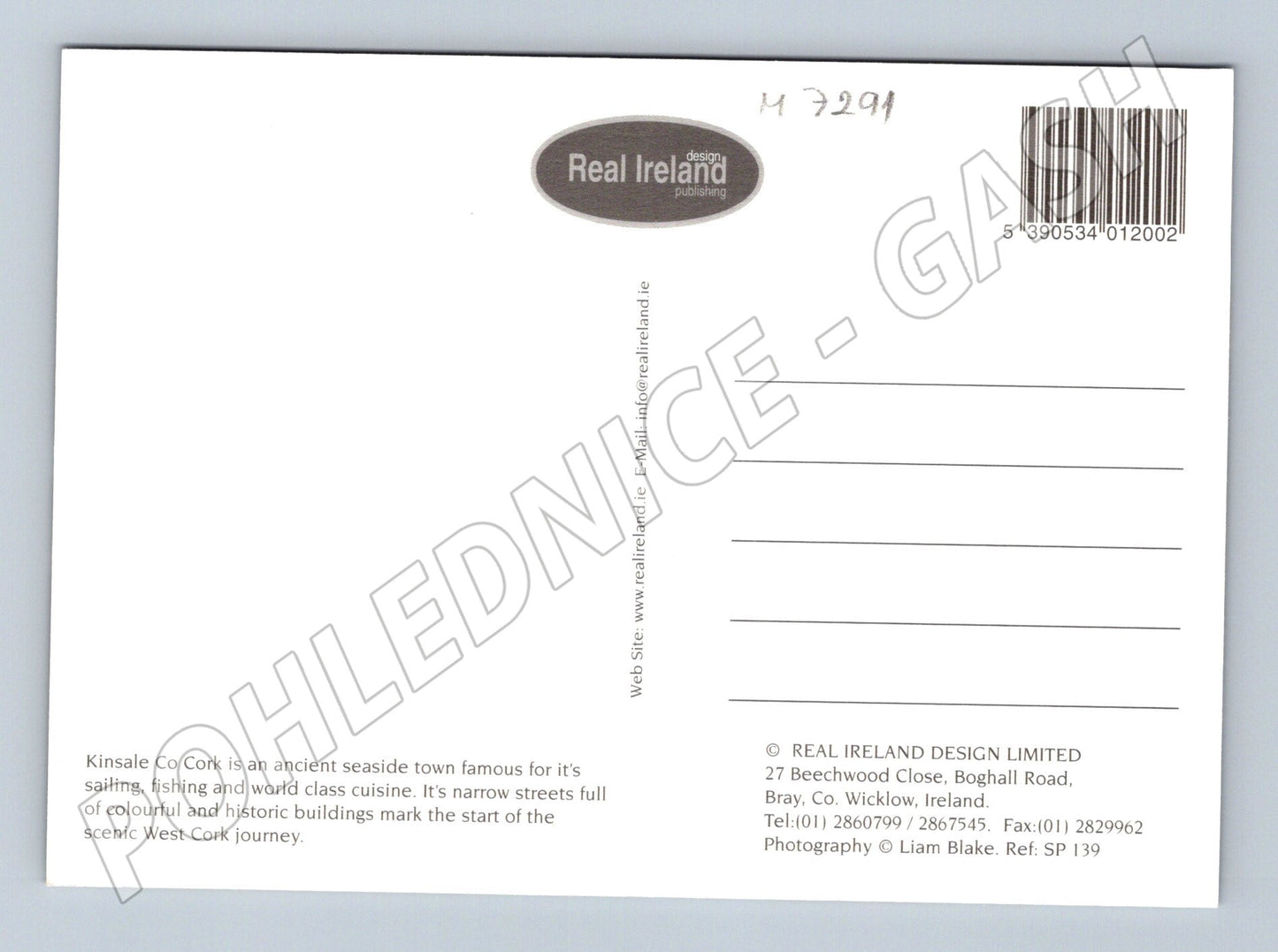 Pohlednice Kinsale Irsko přímořské město (M7291)