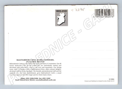 Pohlednice Ballynahinch Castle Irsko (M7298)