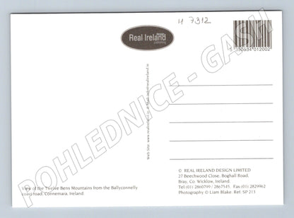 Pohlednice Connemara krajina ovce labutě (M7312)