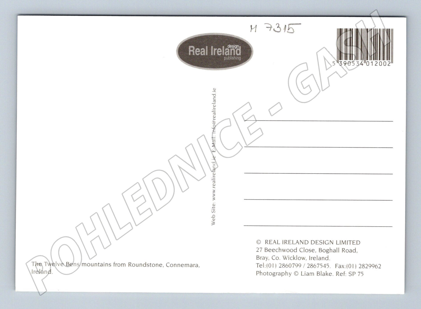 Pohlednice Connemara The Twelve Bens Irsko (M7315)