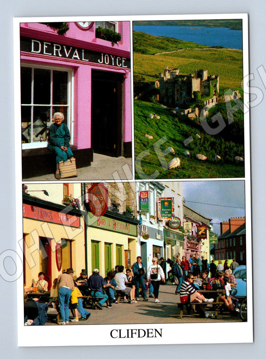 Pohlednice Clifden Irsko ulice a krajina (M7318)