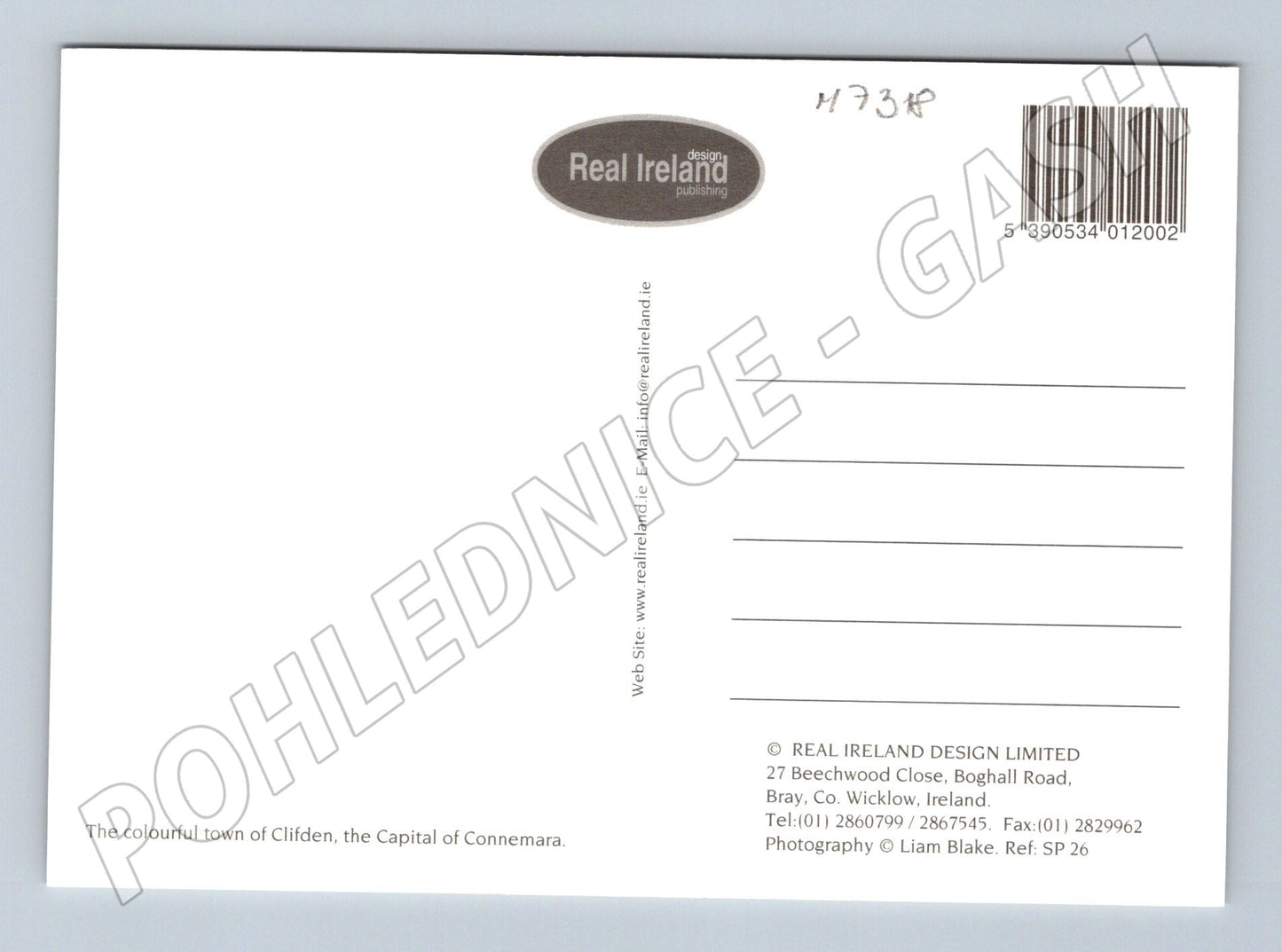 Pohlednice Clifden Irsko ulice a krajina (M7318)