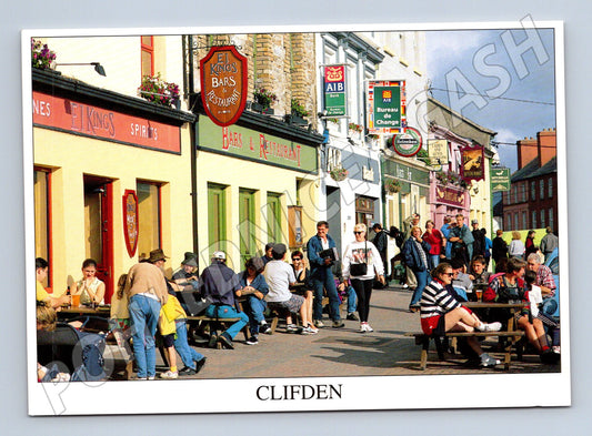Pohlednice Clifden Connemara živá ulice (M7319)