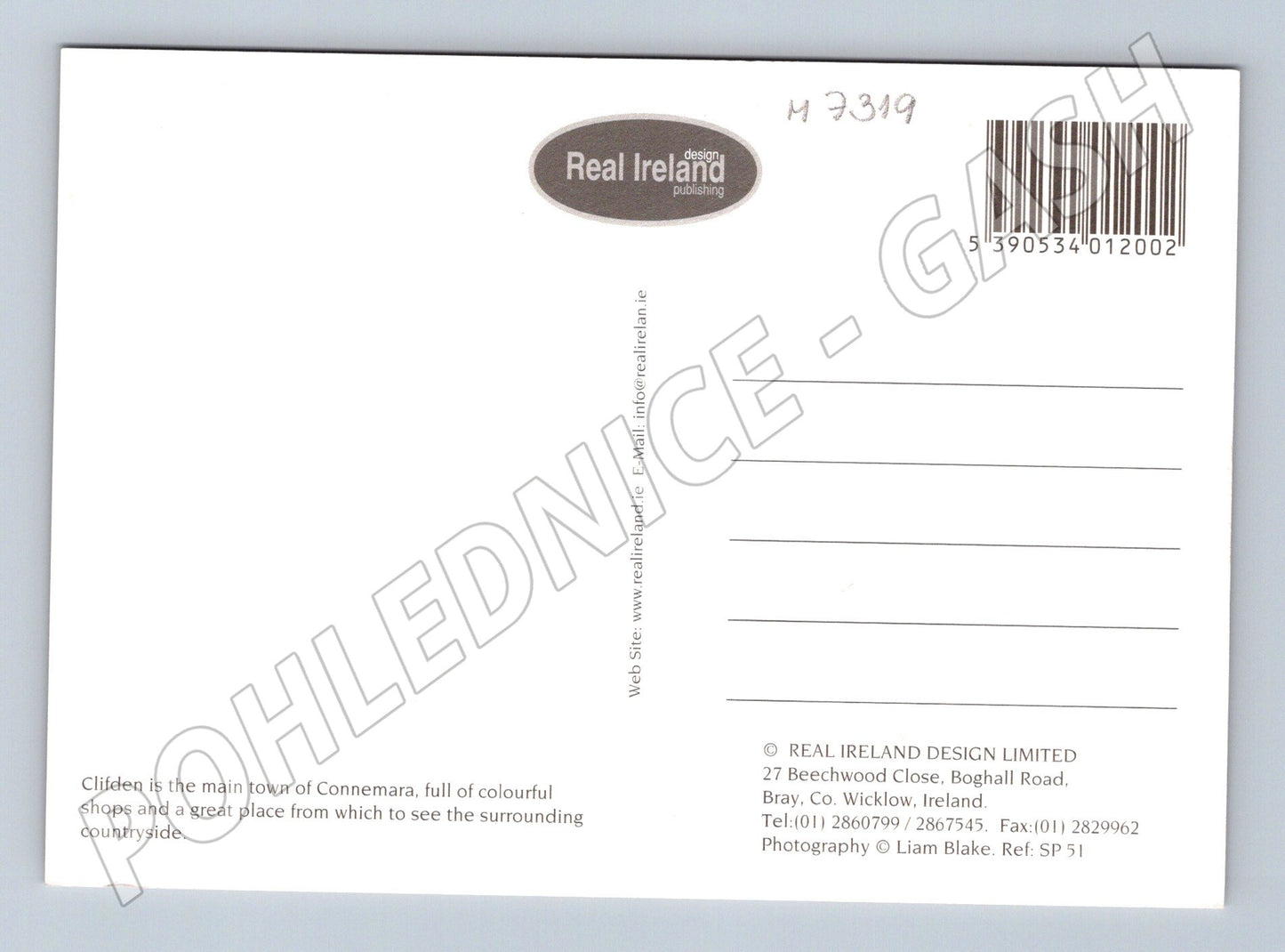 Pohlednice Clifden Connemara živá ulice (M7319)