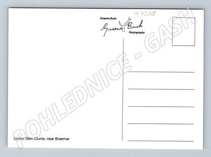 Pohlednice Upper Glen Clunie Skotsko krajina (M7328)