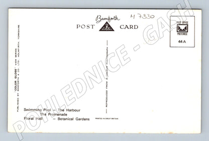 Pohlednice Rhyl Wales promenáda a bazén (M7330)
