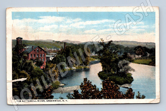 Pohlednice Battenkill River 1922 USA (M7332)