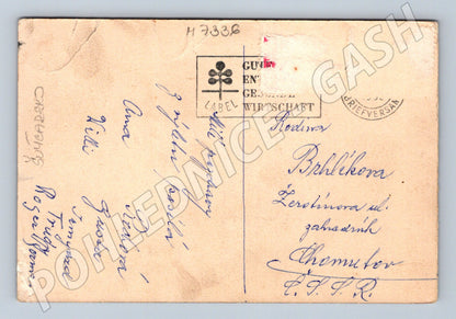 Pohlednice Švýcarsko Alvierkette čb zaslaná (M7336)