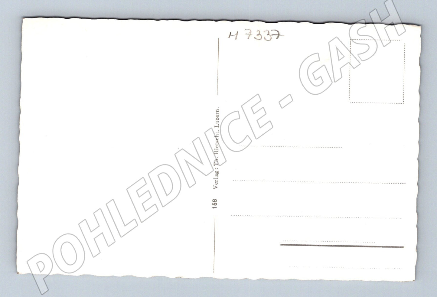 Pohlednice Luzern Kapellbrücke Švýcarsko (M7337)