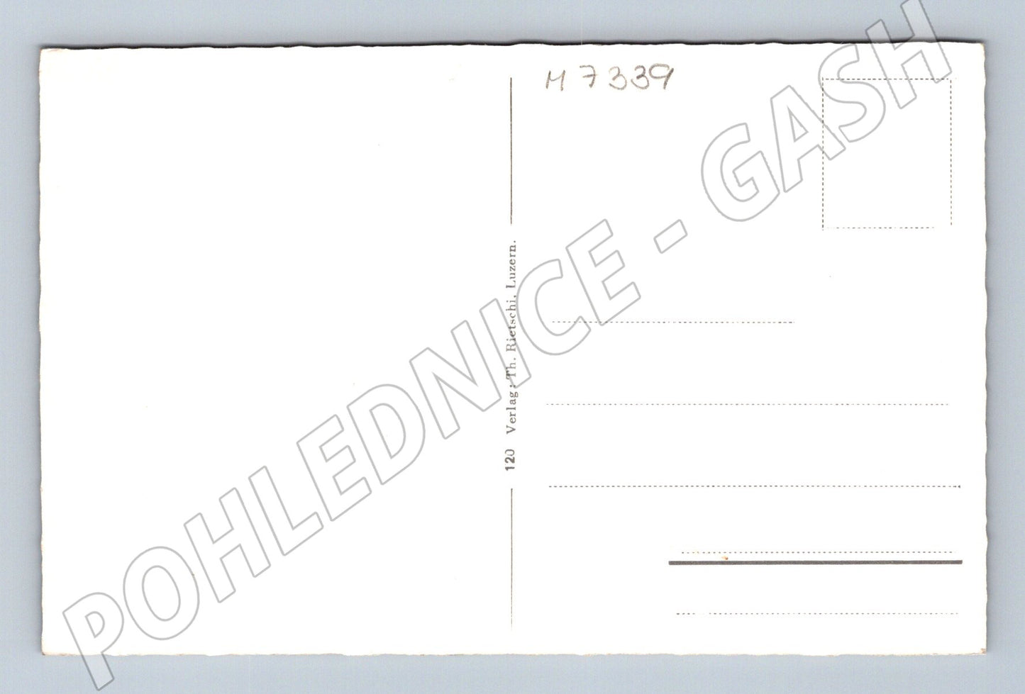 Pohlednice Lucern Kapellbrücke koláž Alpy (M7339)