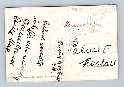 Pohlednice Ženeva nábřeží a maják jezero (M7341)