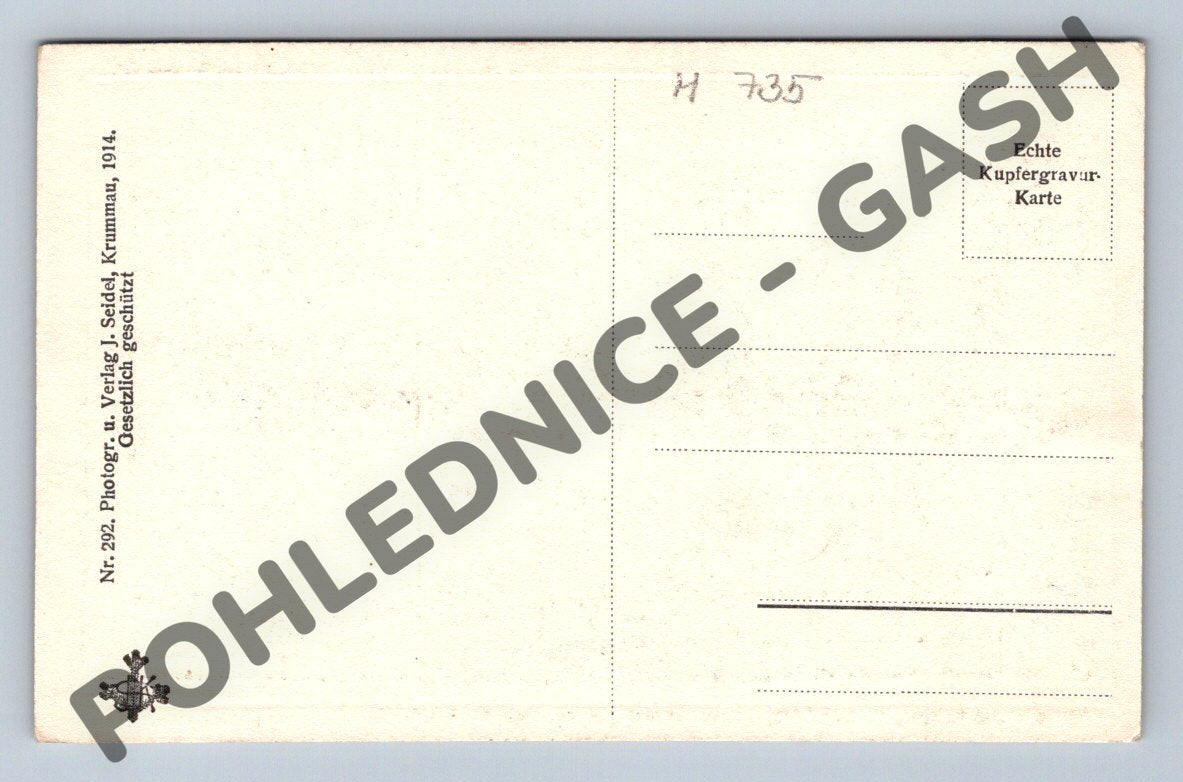 Pohlednice přírodní rezervace Kuban 1914 (M735)
