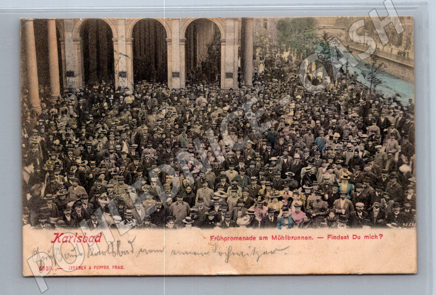 Postcard Karlovy Vary Mill Spring 1912 (M7360)