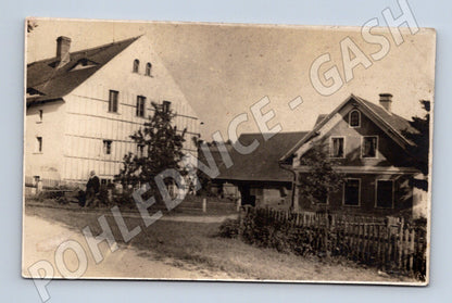 Pohlednice Frýdlant v Čechách venkovské domy (M7365)