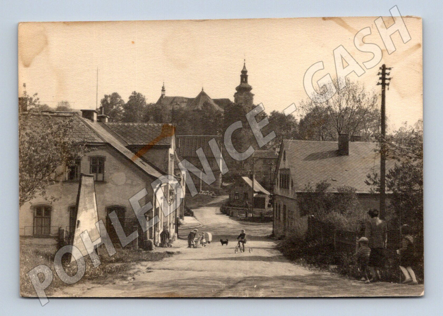 Pohlednice Smržovka čb 1951 (M7366)