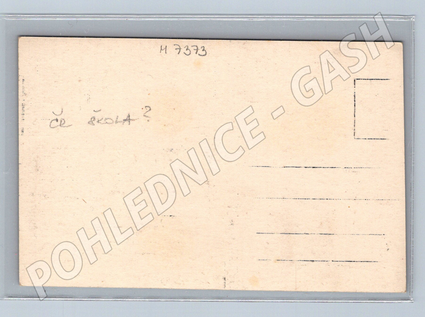 Pohlednice škola na českém venkově (M7373)