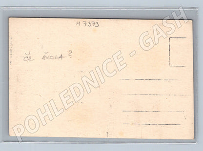 Pohlednice škola na českém venkově (M7373)