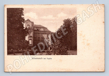 Pohlednice Křemýž u Teplic historická 1925 (M7375)