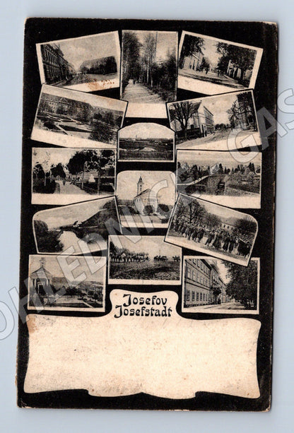 Pohlednice Josefov Josefstadt historická (M7376)