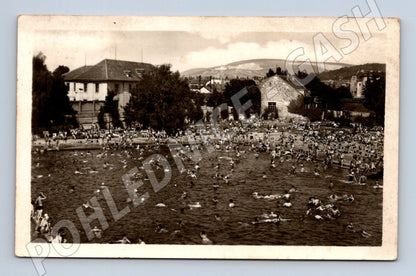 Pohlednice Brno lázně Zábrdovice historická (M7385)