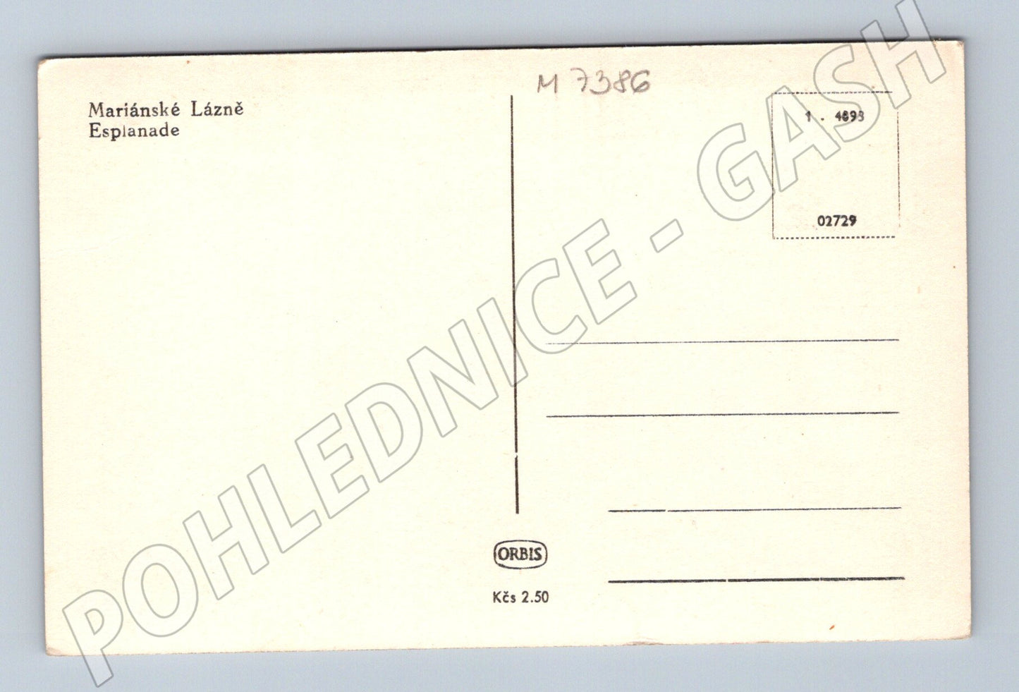 Pohlednice Mariánské Lázně Esplanade (M7386)