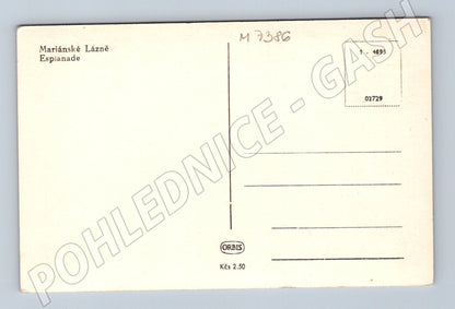 Pohlednice Mariánské Lázně Esplanade (M7386)