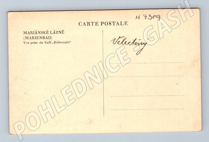 Pohlednice Mariánské Lázně panorama do 1950 (M7389)
