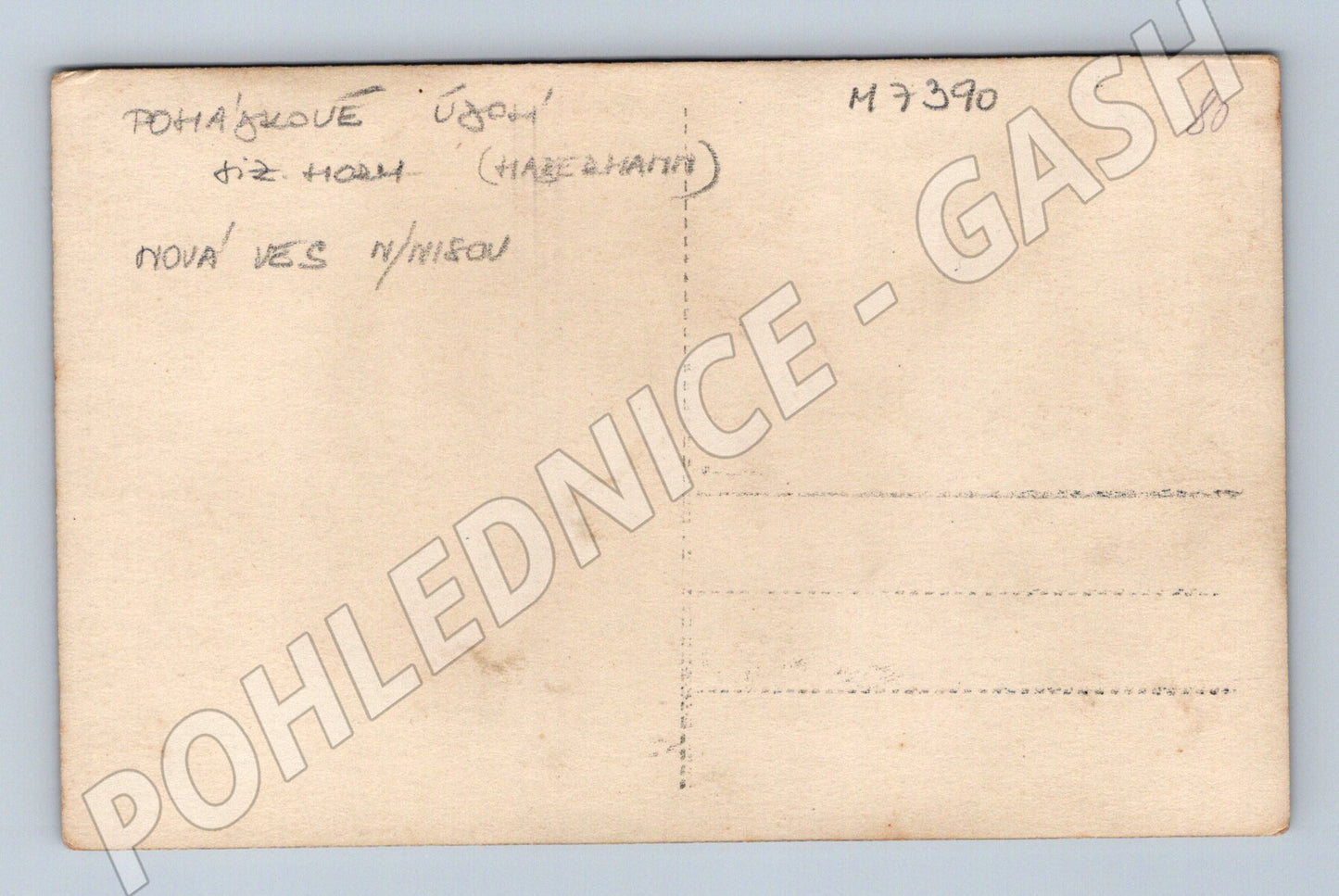 Pohlednice Újezdnický úsek Nová Ves u Mníšku (M7390)