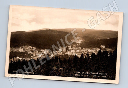 Pohlednice Mariánské Lázně celkový pohled (M7396)