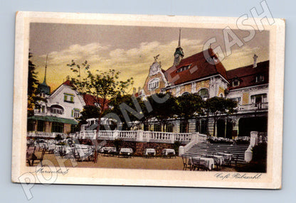 Pohlednice Mariánské Lázně Café Eibeschahl (M7398)